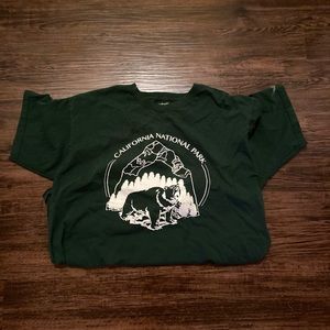 vintage California National Park print tee